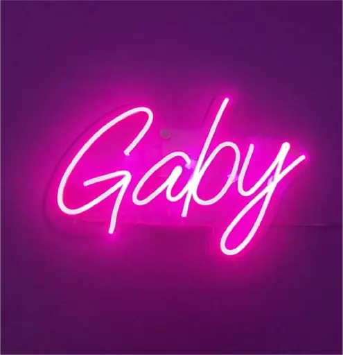 Letrero LED Neón - GABY